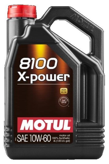 Motorolje MOTUL 8100 X-POWER 10W60 4L Motorolje MOTUL 8100 X-POWER 10W60 4L