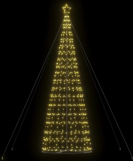 LED Juletre 1534 LEDs Varm Hvit 503 cm