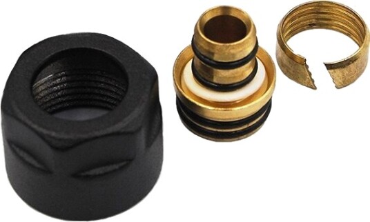 Varioterm Klemkobling/Adapter Gw3/4" X 16X2 Pex Svart