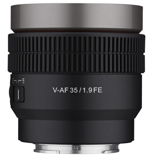 Samyang V-AF 35mm T1.9 Sony FE Cine m/Autofokus. Sony E Mount
