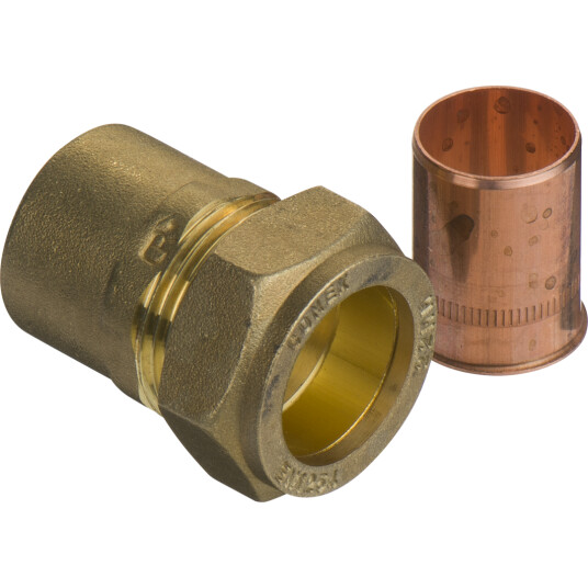 FIX-PRO UNION 22MM X 1/2" TIL KOBBERRØR