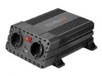 Technaxx TE19 - DC-AC strøminverter - DC 24 V - 600 watt - utgangskontakter: 2