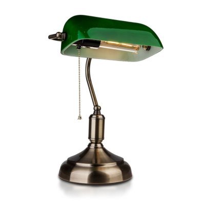 V-Tac Klassisk skrivebordslampe - Grønt glass, 1,5 meter ledning, E27 fatning, uten lyskilde maks. 60W V-Tac Klassisk skrivebordslampe - Grønt glass, 1,5 meter ledning, E27 fatning, uten lyskilde maks. 60W