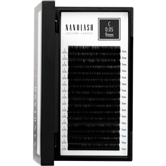 Nanolash Volume Lashes 0.05 C 9 mm Nanolash Volume Lashes 0.05 C 9 mm