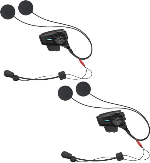 Sena Spider RT1 HD Bluetooth Dobbel pakke for kommunikasjonssystem en størrelse Svart