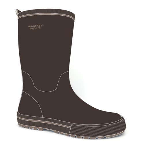 Weather Report W's Oersen Rubber Boot w/Warmlining Java Java 38