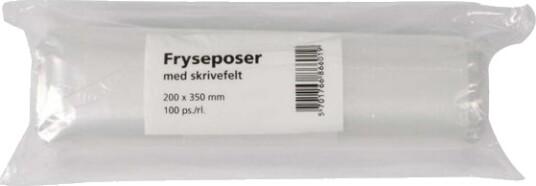 Fryseposer 32 Μm 200 X 350 Mm Ld Pe Transparent Rulle A 100 Stk Fødevaregodkendt   10 Stk.