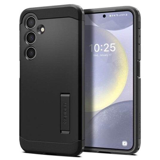 Spigen Tough Armor Mobildeksel til Samsung Galaxy S24+ - Svart - Magsafe Kompatibel