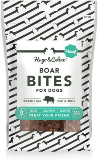 Hugo & Celine Hugo&Celine Bites Villsvin 80 G (80 G) Hugo & Celine Hugo&Celine Bites Villsvin 80 G (80 G)