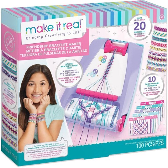 Make It Real Friendship Bracelet Maker Lag vennskapsarmbånd