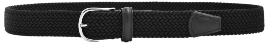 Anderson's Classic Elastic Woven belte - Sort AND-B0667-NE37-N1-105