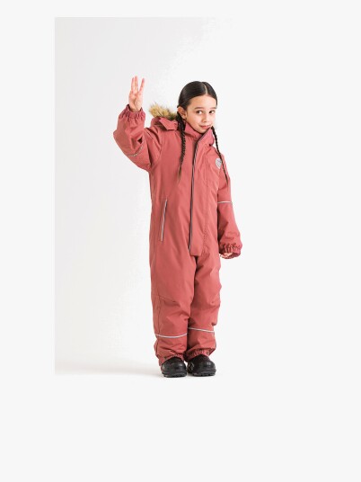 Viking - Vinter-overall Play Winter Playsuit Thermal - Rosa