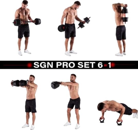 SGN120 PRO SET 6i1 SETT 20KG HMS VEKTER
