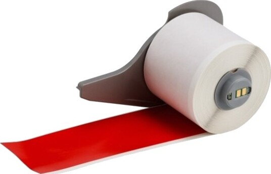 Brady M7c 2000 595 Rd Rød Permanent Akryl Kontinuerlig Etikett 0,102 Mm Trermisk Overføring Vinyl