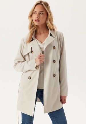 ONLY Onlvalerie Trenchcoat Moonbeam XS ONLY Onlvalerie Trenchcoat Moonbeam XS