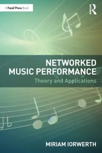 Networked Music Performance Av Miriam Iorwerth