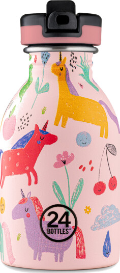 24Bottles Kids Collection Urban Bottle 250 ml m. sportslokk Magic Friends 24B931 24Bottles Kids Collection Urban Bottle 250 ml m. sportslokk Magic Friends 24B931