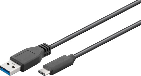 Goobay USB 3.0 SuperSpeed 3m A til C Kabel - Svart