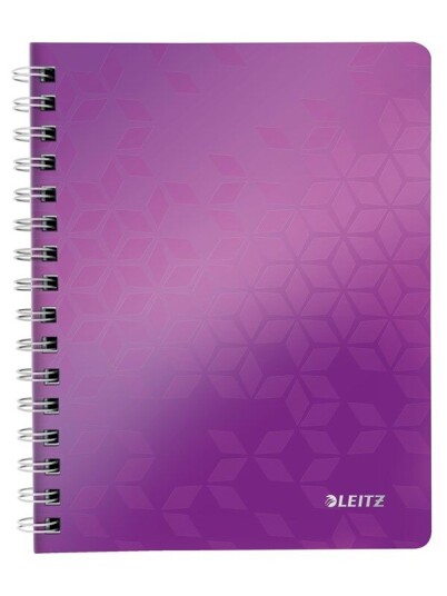 Leitz Notatbok WOW PP A5 Linjer 80 ark