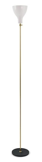 TATO Lady V Gulvlampe Messing & Hvit Rett
