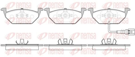 Bremseklosser REMSA 0633.41 Bremseklosser REMSA 0633.41
