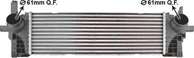 Intercooler VAN WEZEL 06014722