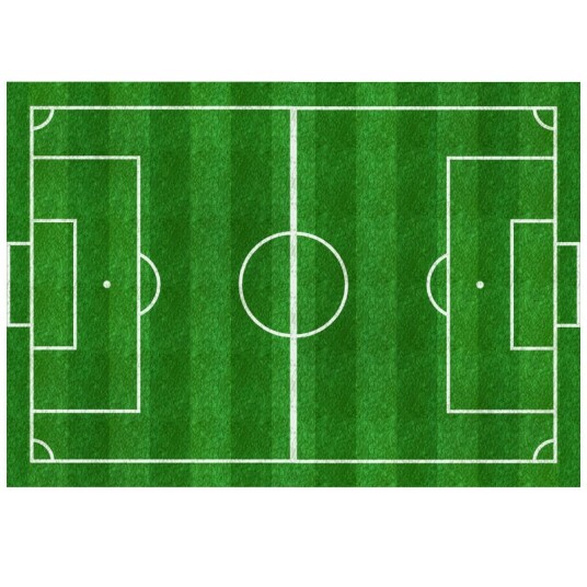 Kakebilde Fotballkake Langpanne 