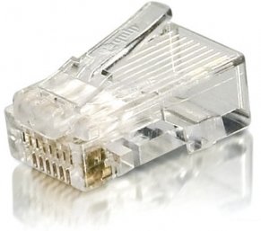Equip 121143 Rj-45 Gjennomsiktig Cat6 Gull 160 G 11,7 Mm