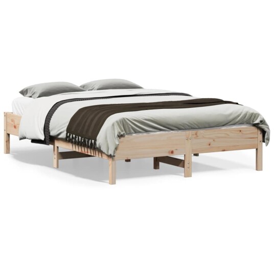 vidaXL Sengeramme 120x190 cm heltre furu 8721012428812