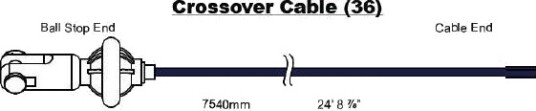 Crossover cable Body Solid GDCC200 Crossover cable Body Solid GDCC200