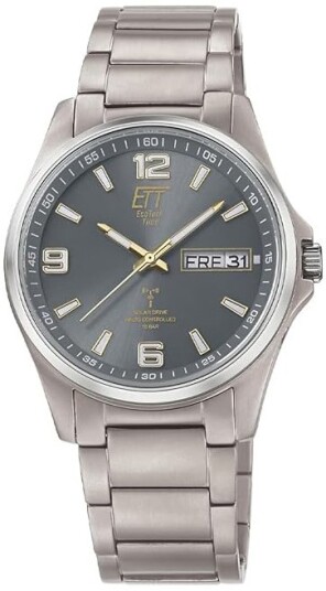 ETT Eco Tech Time Herreklokke EGT 11601 21M Everest Blå/Titan Ø41 mm ETT Eco Tech Time Herreklokke EGT 11601 21M Everest Blå/Titan Ø41 mm