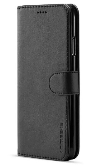INCOVER iPhone XR LC.IMEEKE Flip Skinndeksel med Lommebok - Svart