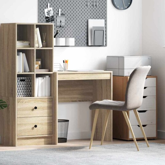 Skrivebord Sonoma eik Konstruert tre 70 x 40 x 76 cm Robust Skrivebord Sonoma eik Konstruert tre 70 x 40 x 76 cm Robust