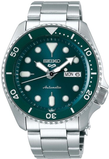 Seiko 5 Sports Automatic SRPD61K1 Herre 43 mm Analog Automatisk Hardlex Crystal Mineralglass