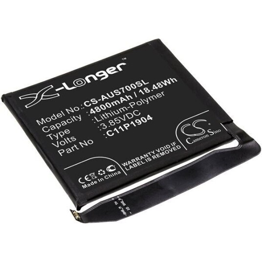 Asus ZenFone 7 batteri (4800 mAh 3.85 V, Sort)