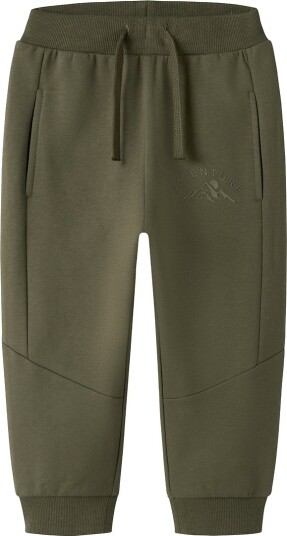 Name It Joggebukser - NmmOscar - Olive Natt - Name It - 2 år (92) - Joggebukse Armygrønn Grønn