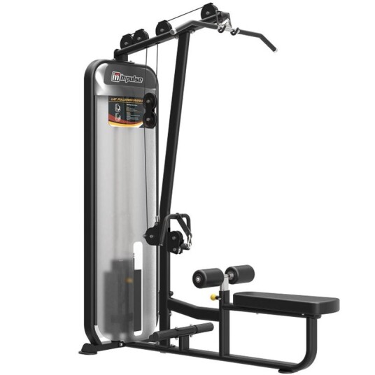 Impulse Lat Pull/Seat Row Black Impulse Lat Pull/Seat Row Black