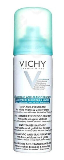 Vichy Deodorant 48Hour Aerosol No Marks Anti Perspirant 125ml Vichy Deodorant 48Hour Aerosol No Marks Anti Perspirant 125ml
