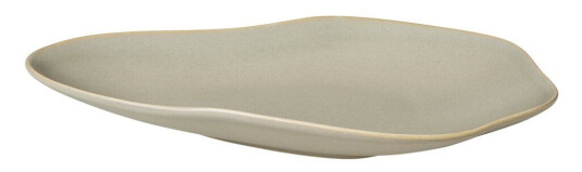 Broste Copenhagen Limfjord tallerken 14x24 cm Soft brown
