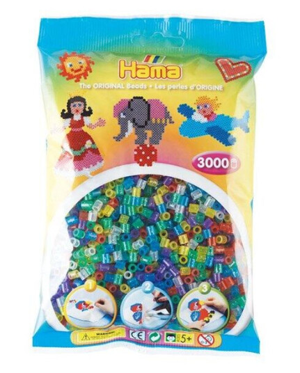 Hama Ironing beads-Glittermix (201-54) 3000pcs. Hama Ironing beads-Glittermix (201-54) 3000pcs.