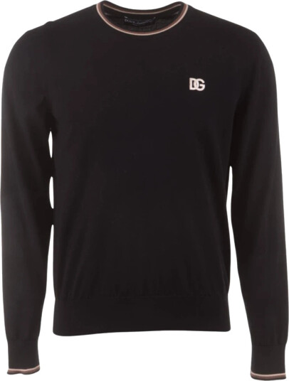 Dolce & Gabbana Herre Strikkevarer Svart M,