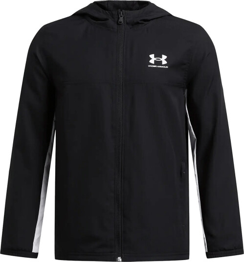 Under Armour Ua B Rival Wvn Jacket Black 122 128