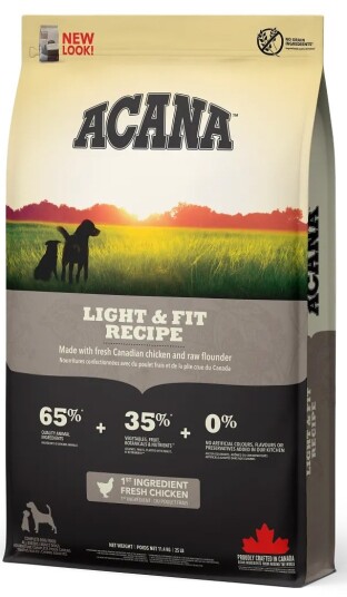 Acana Light And Fit Recipe 11.4Kg Acana Light And Fit Recipe 11.4Kg