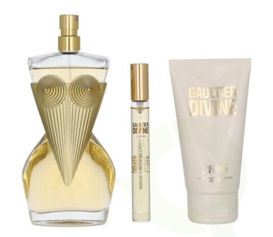 Jean Paul Gaultier Divine Giftset 185 ml Eau De Parfum Spray 100ml/Body Lotion 75ml/Eau 10ml