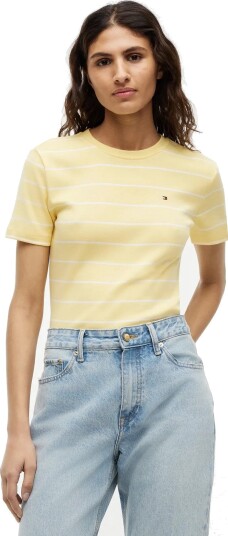 Tommy Hilfiger Slim Cody C Nk Ss Yellow S