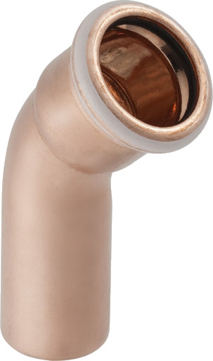 108 mm Bend CU 45° hylse/nippel Mapress