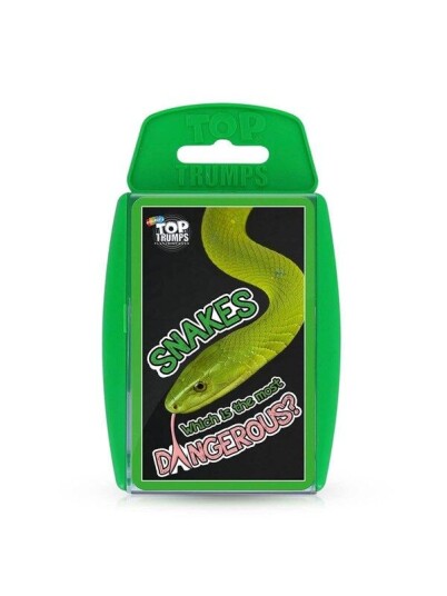 Winning Moves Snakes Top Trumps Card Game English