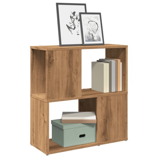 Bokhylle artisan eik 60x24x63 cm konstruert tre
