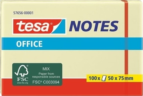 Tesa 57656 Rectandel Gul 50 Mm 75 Mm 100 Ark