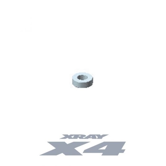 XRAY XR-303139-K X4 Alu Shim 3x6x7mm - Black (10)